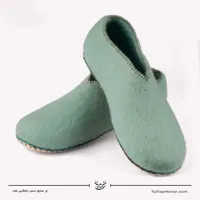 پاپوش نمدی رنگ سبز سایز 38