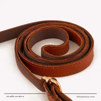 کیف دوشی زنانه حکاکی پاسپورتی طرح میرا رنگ عسلی سایز 25*30