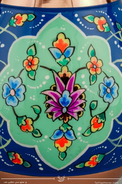 گلدان صراحی مس پرداز سایز 25(10526)