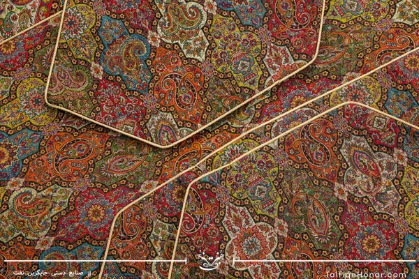 ست رومیزی ترمه طرح پارمیس