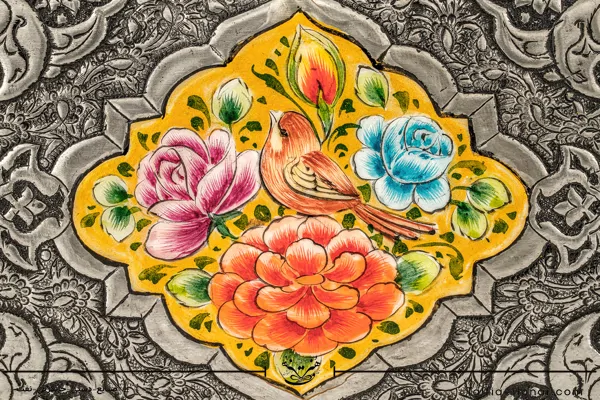 کیف قلم زنی و نقاشی زیرلاکی دورو سایز 14*20