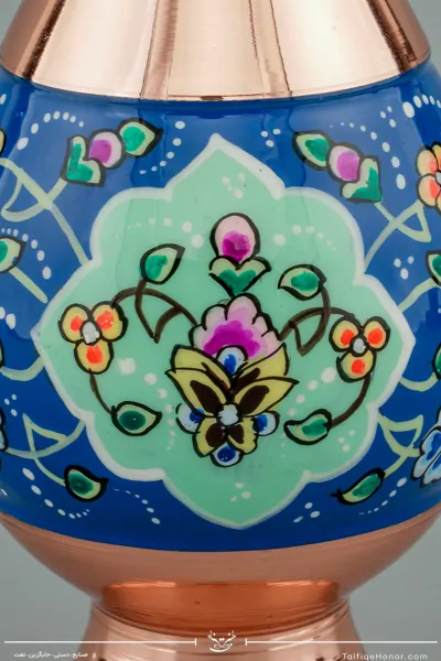 گلدان صراحی مس پرداز سایز 16(10526)
