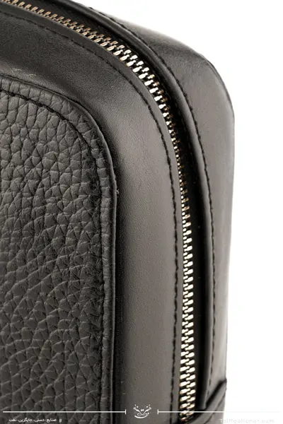  کیف اداری چرم فلوتر گاوی مشکی سایز 30*40