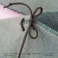 پاپوش نمدی بنددار رنگ سبز سایز 38