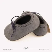پاپوش نمدی بندار رنگ طوسی سایز 21