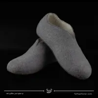 پاپوش نمدی رنگ طوسی سایز 42