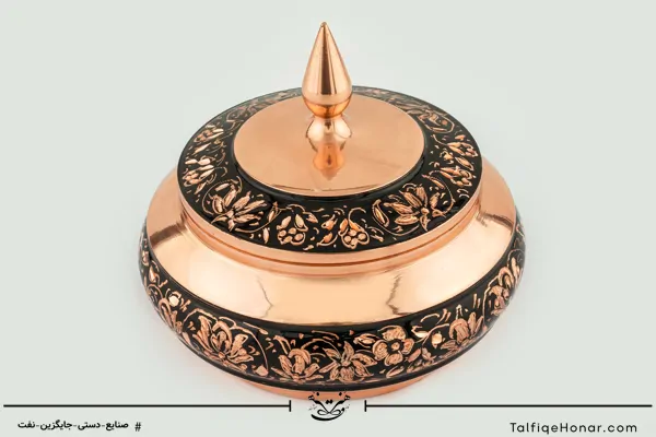 قندان جواهر مس الماس تراش سایز 12 (10494)
