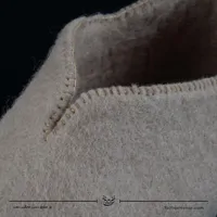 پاپوش نمدی رنگ کرمی سایز 43