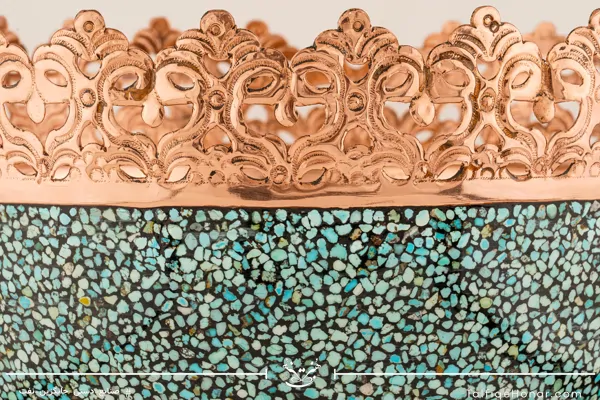 آجیل خوری مس فیروزه کوبی سایز 32