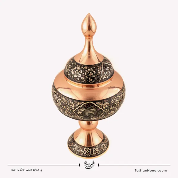 شکلات خوری الماس تراش طرح ویژه نقره سایز40کد10002