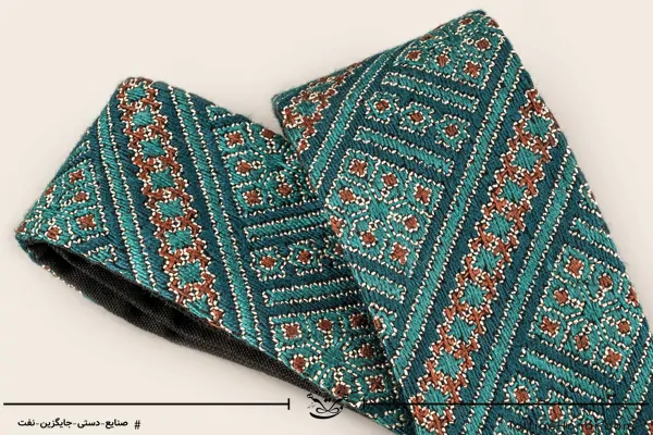 کراوات سوزن دوزی بلوچ طرح مروارید کد 001