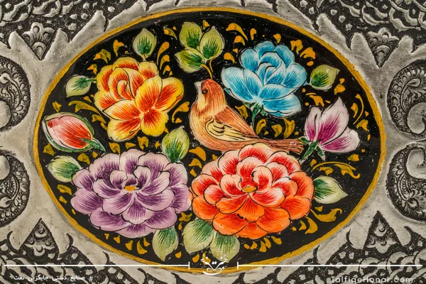 کیف قلم زنی و نقاشی زیرلاکی دورو سایز 14*20