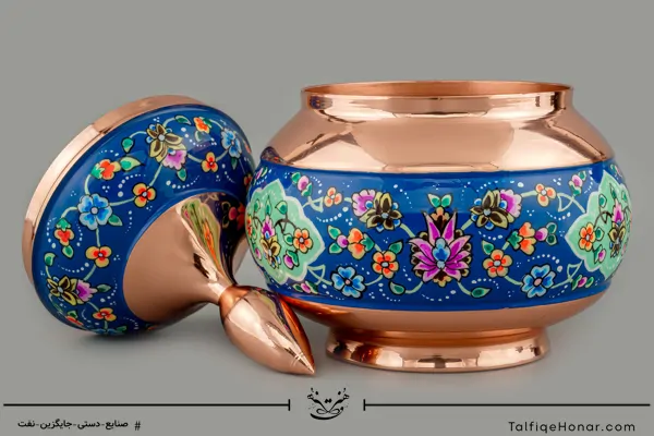 قندان مسی پرداز سایز 19(10526)