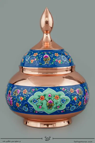 قندان مسی پرداز سایز 22(10526)