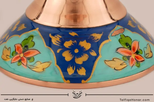 شکلات خوری مس نقاشی سایز 30 کد (10494)