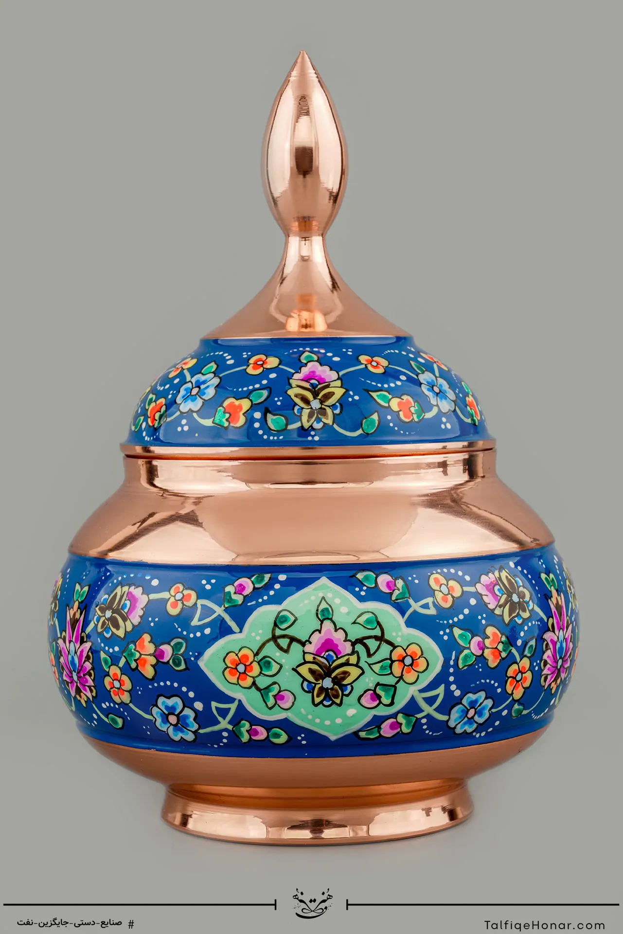قندان مسی پرداز سایز 19(10526)