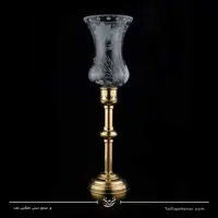 شمعدان لاله پایه برنجی سایز 50