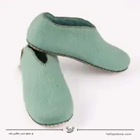 پاپوش نمدی رنگ سبز سایز 38