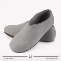 پاپوش نمدی رنگ خاکستری سایز 38