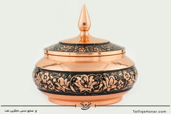 قندان جواهر مس الماس تراش سایز 12 (10494)