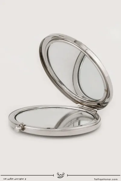  آینه برنج قلم زنی نقش سیمرغ سایز2*7*7