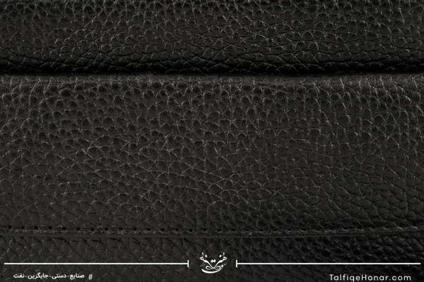 کیف دستی چرم گاوی فلوتر بتا بغل جیب رنگ مشکی 