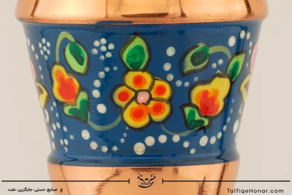  تنگ گیلاسی مس و پرداز سایز 50 کد 001 (10494)
