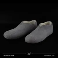 پاپوش نمدی رنگ طوسی سایز 42