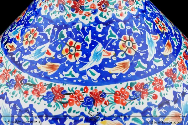 گلدان مینا کاری سایز 30 (10514)
