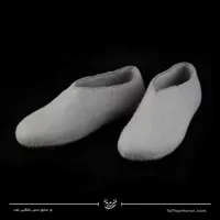 پاپوش نمدی رنگ خاکستری سایز 38