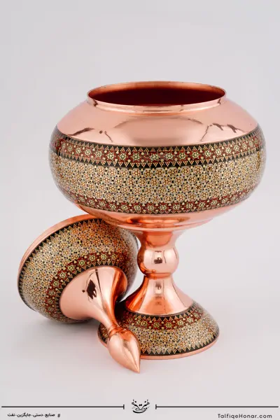 شکلات خوری مس خاتم سایز 30 کد 002(10482)