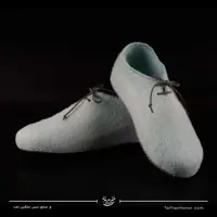 پاپوش نمدی بنددار رنگ سبز سایز 38