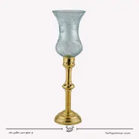 شمعدان لاله پایه برنجی سایز 50