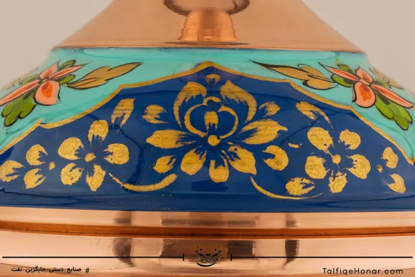شکلات خوری مس نقاشی سایز 30 کد (10494)