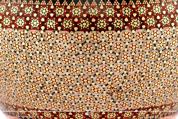 قندان سیبی مس خاتم سایز 23 کد 003(10482)