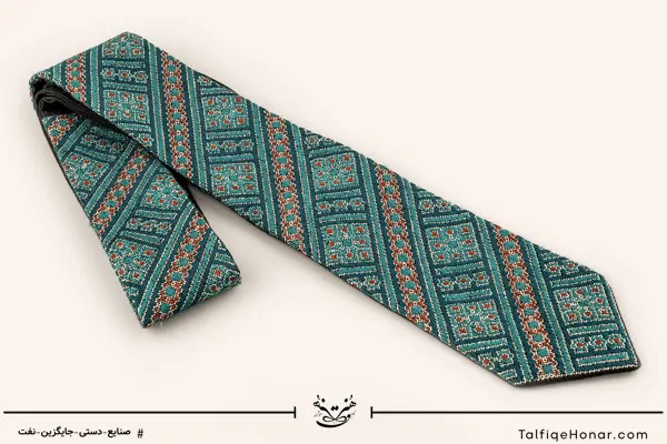 کراوات سوزن دوزی بلوچ طرح مروارید کد 001