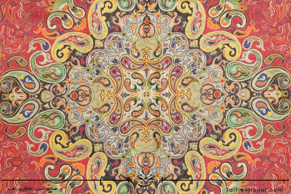  ست رومیزی ترمه طرح ارغوان