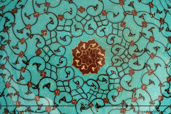 سنگاب مس خاتم و پرداز سایز 28